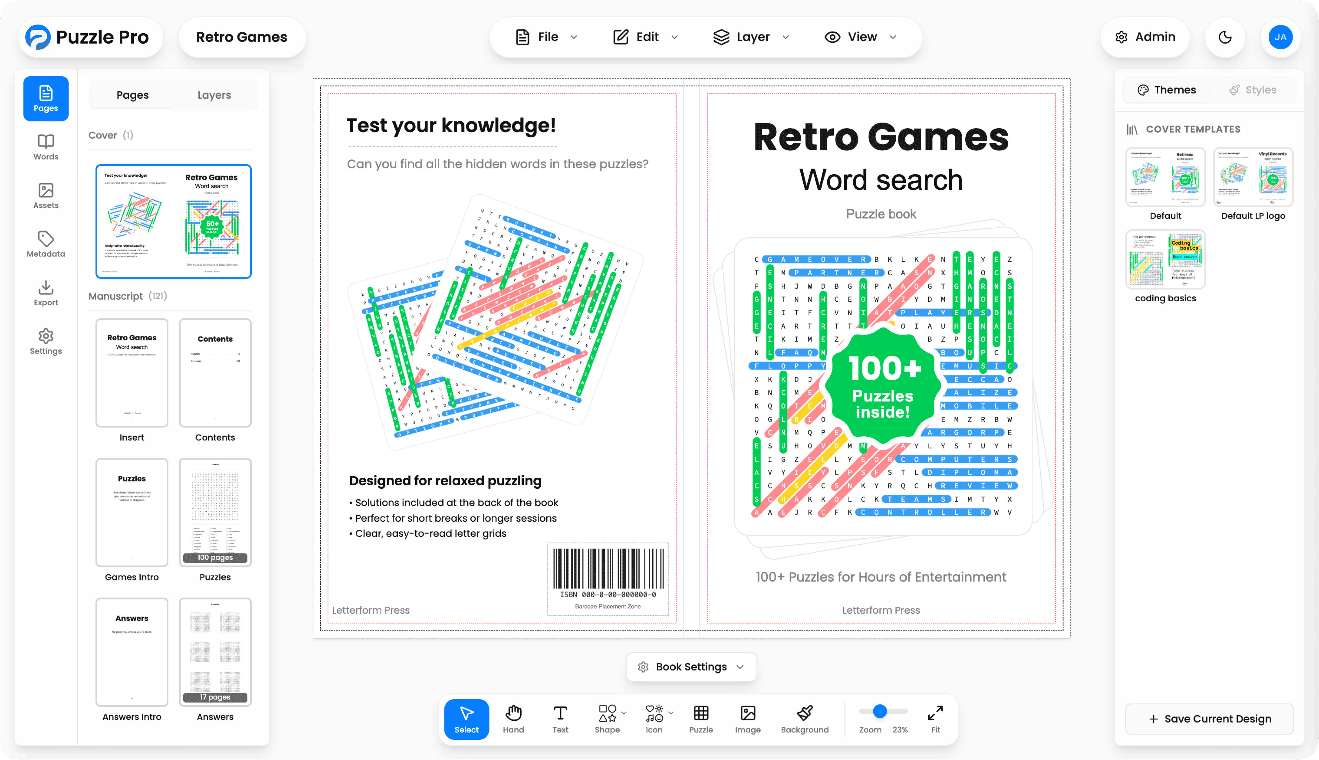 Puzzle Pro Dashboard Preview